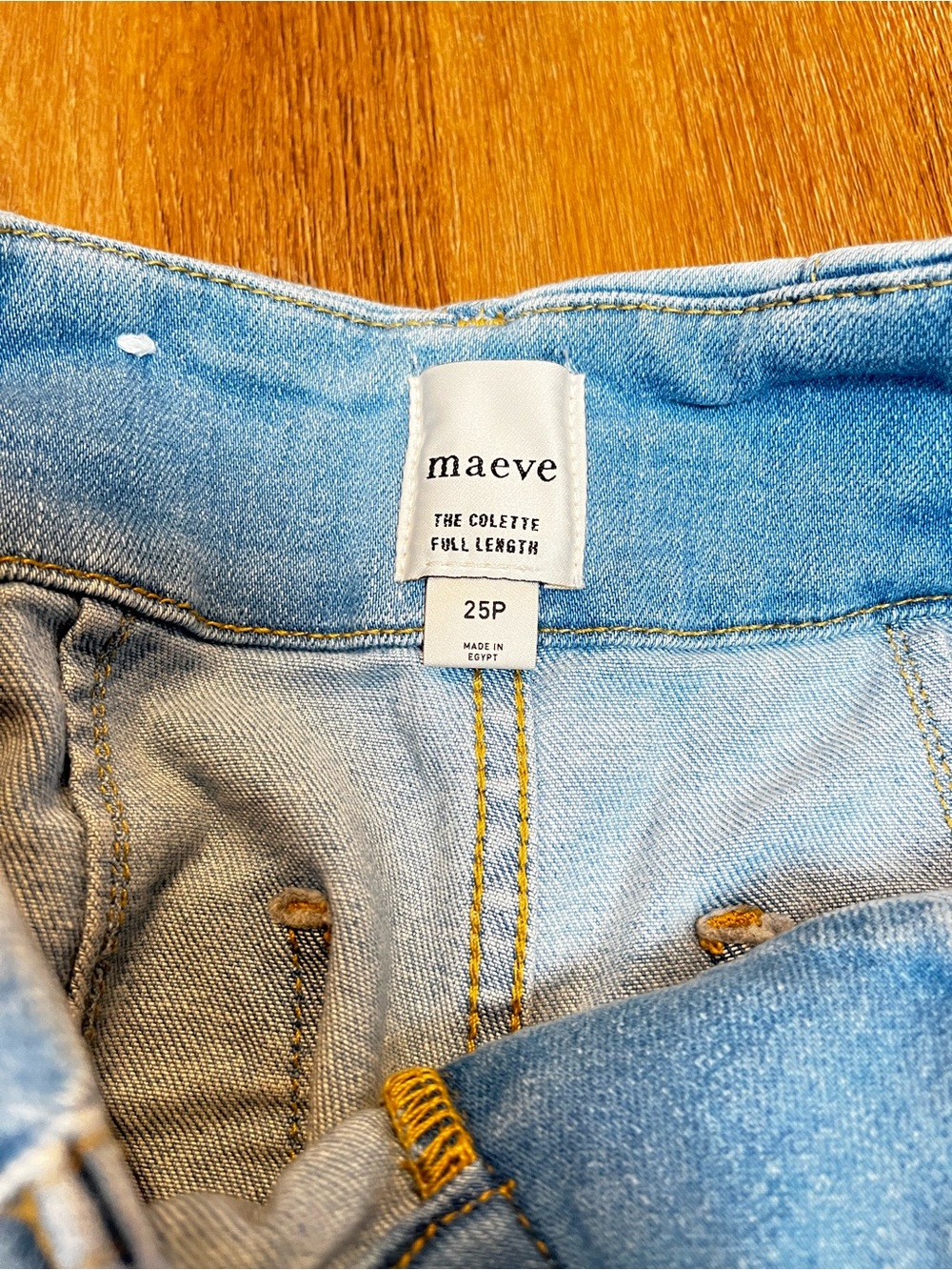 Maeve The Colette Light Denim Jeans with Front Pockets Size 25P - Picture 8 of 8